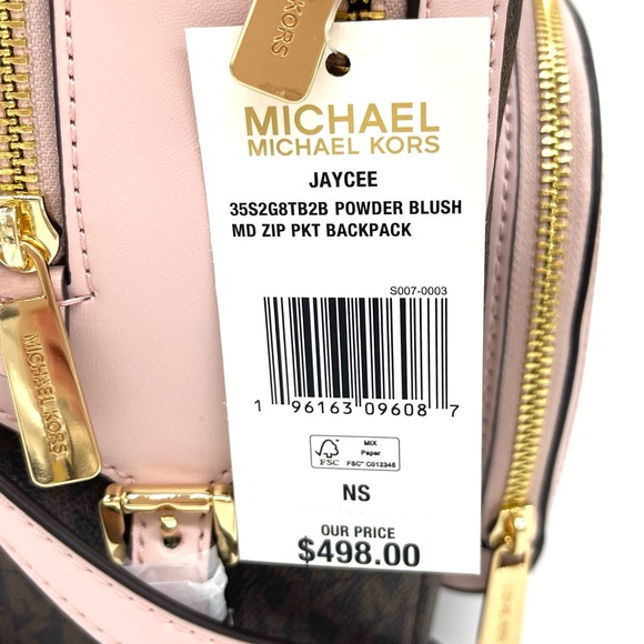 Michael Kors Medium Jaycee Backpack - Picture 9 of 9